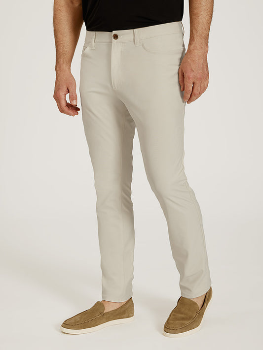 5 Pocket Travel Pants Stone travel-pants pants