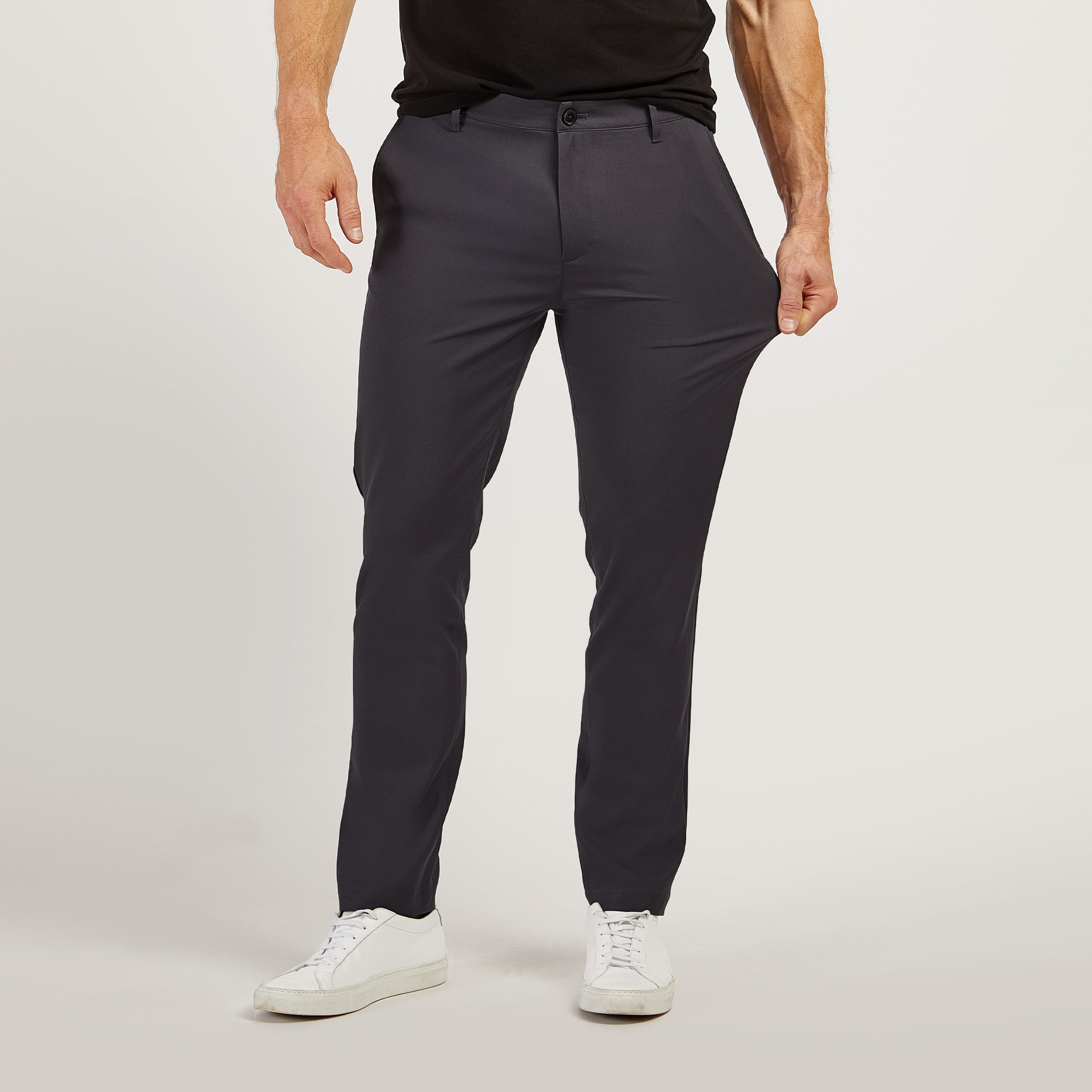 Men wearing Granite Slim Tech Pants