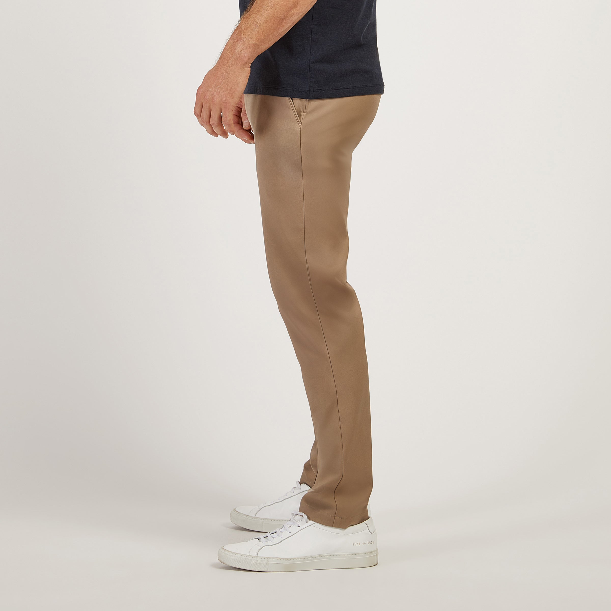 Men wearing Khaki Slim Tech Pants