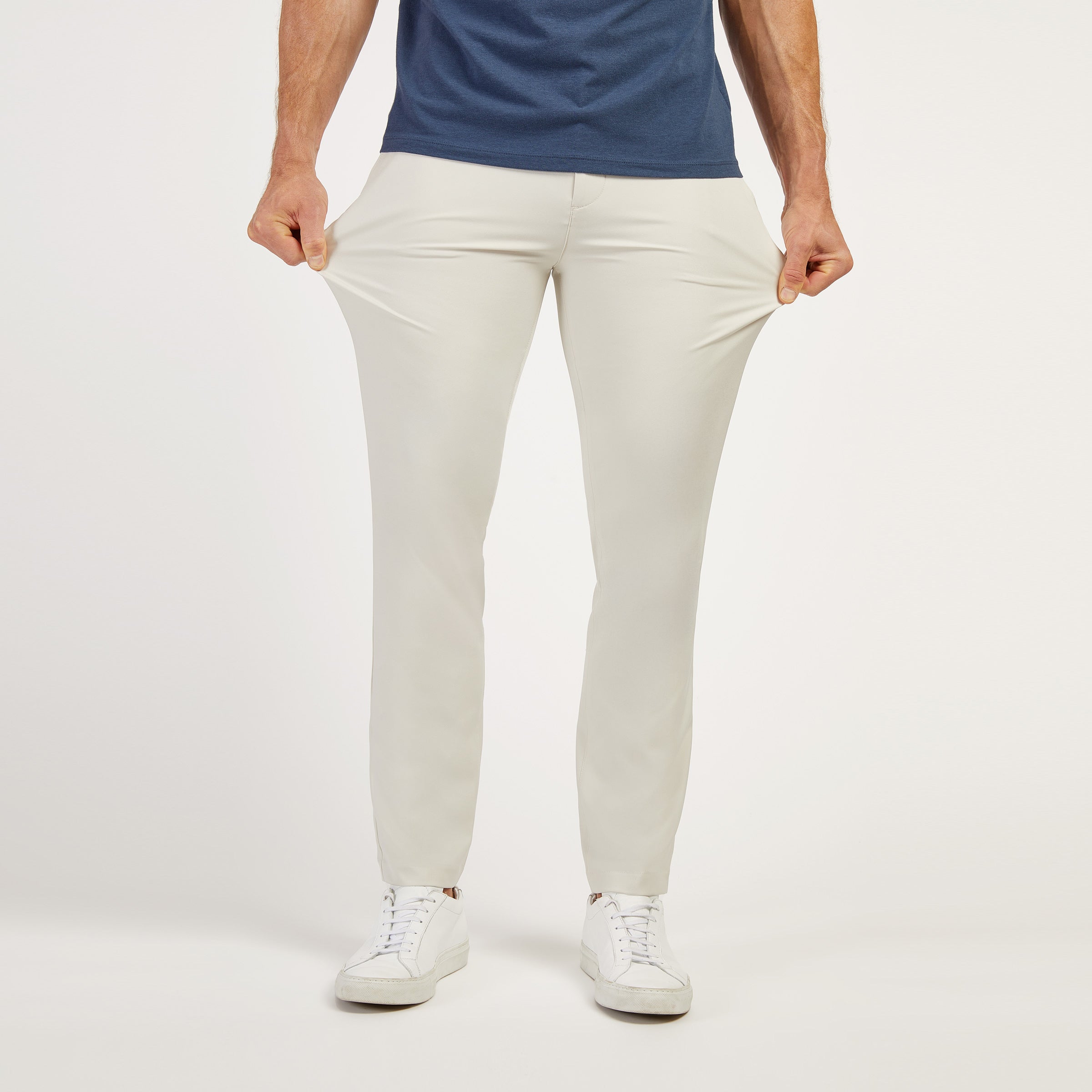 Men wearing Stone Slim Tech Pants