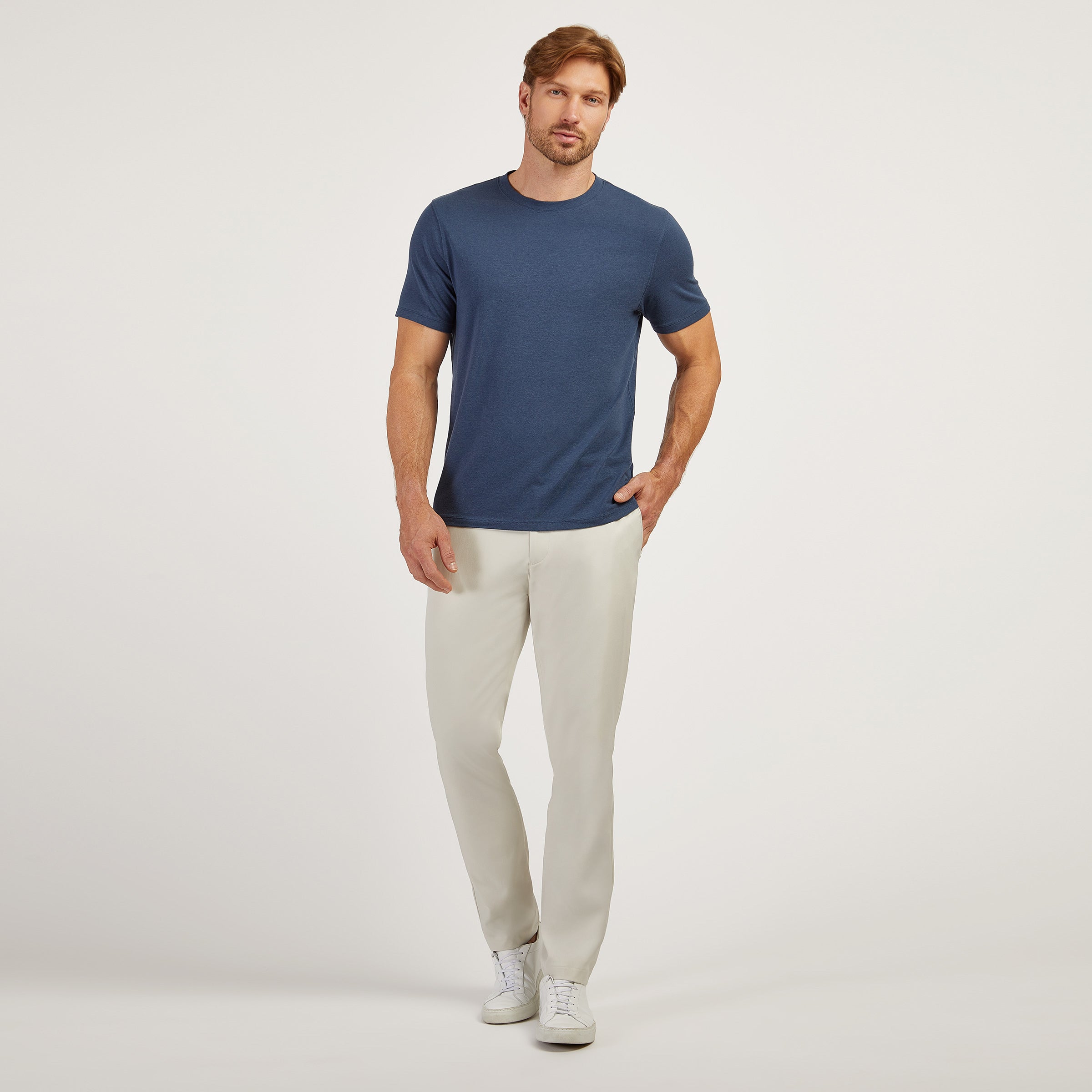 Men wearing Stone Slim Tech Pants