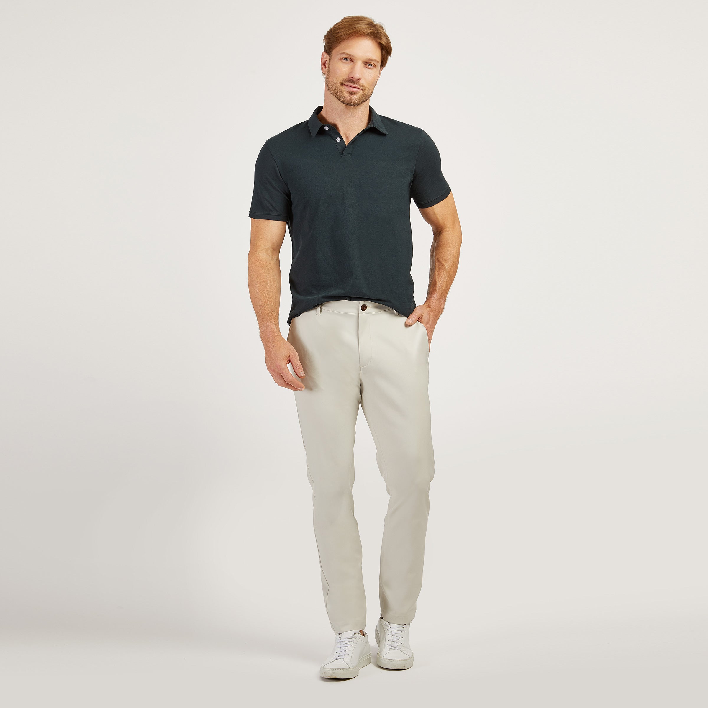 Men wearing Stone Slim Tech Pants