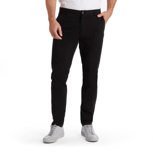 Everyday Comfort Slim Chino Pants Black slim-pants pants