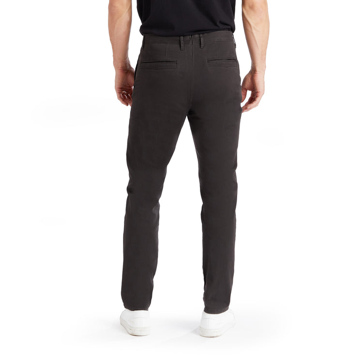Men wearing Dark Gray Everyday Comfort Slim Chino Pants