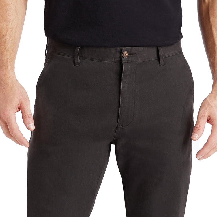 Men wearing Dark Gray Everyday Comfort Slim Chino Pants