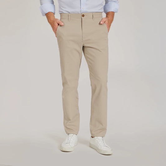Everyday Comfort Slim Chino Pants Ecru Chino pants