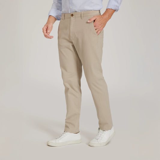 Everyday Comfort Slim Chino Pants Ecru Chino pants