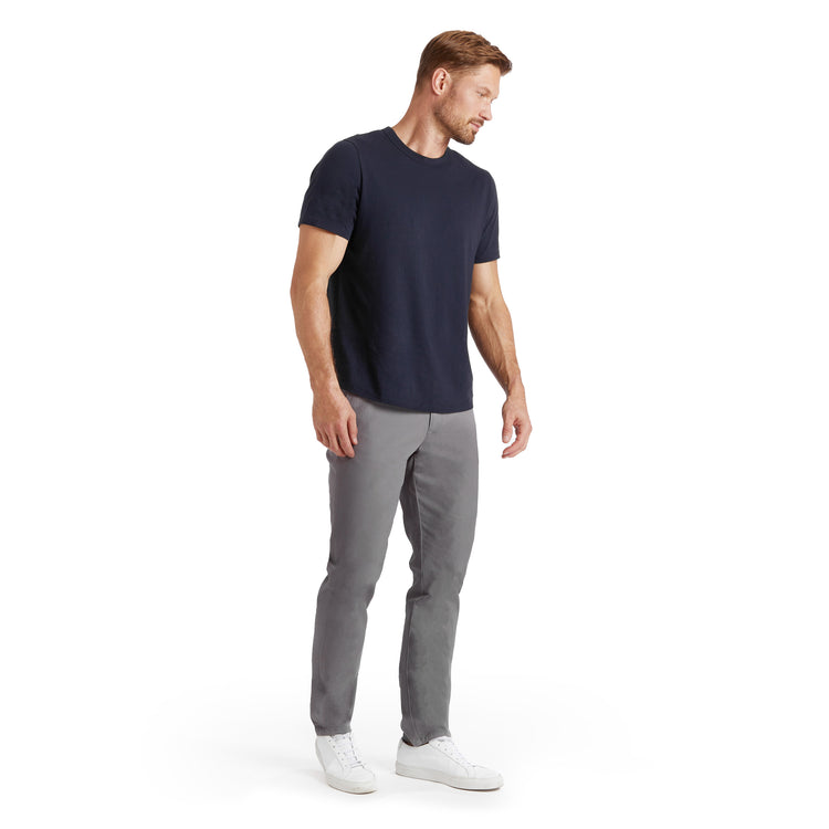 Men wearing Gray Everyday Comfort Slim Chino Pants