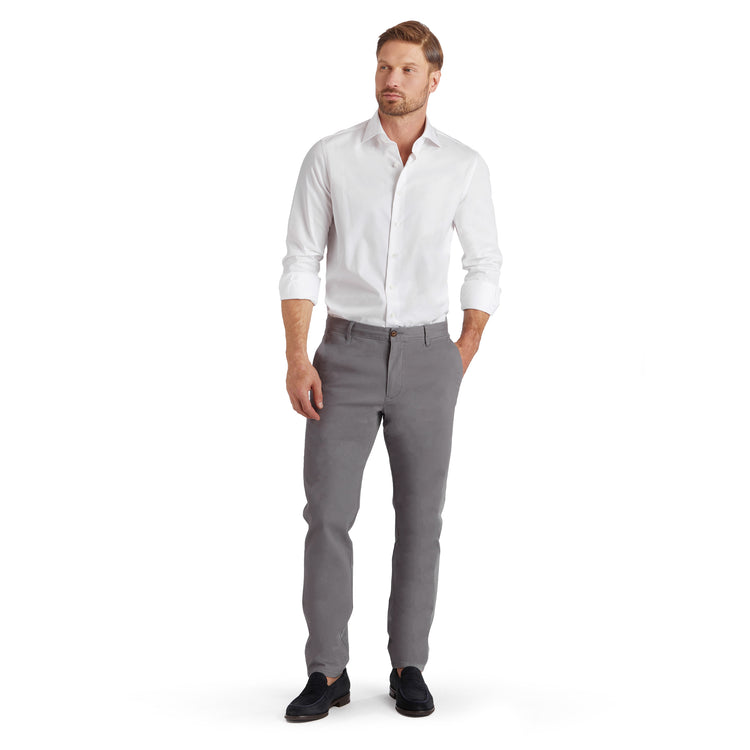 Men wearing Gray Everyday Comfort Slim Chino Pants