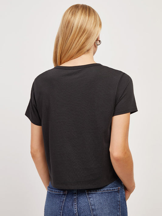 Everyday Cotton One Pocket Crew Tee  pocket tees
