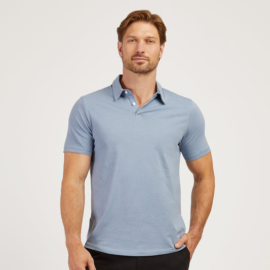 Jersey Sueded Polo Azul california polo Camisetas para hombre