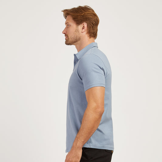 Jersey Sueded Polo Azul california polo Camisetas para hombre