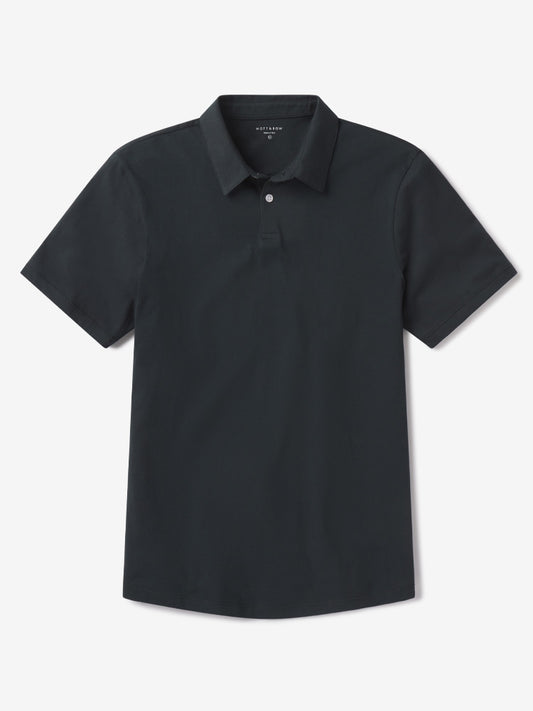 Jersey Sueded Polo Pine polo tees