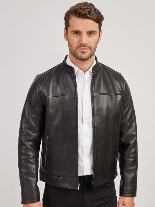 Leather Racer Jacket Black Leather jackets