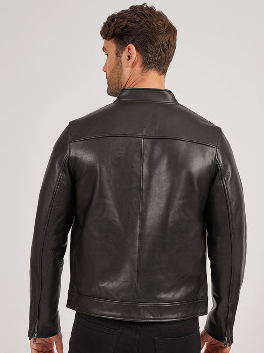 Leather Racer Jacket Black Leather jackets