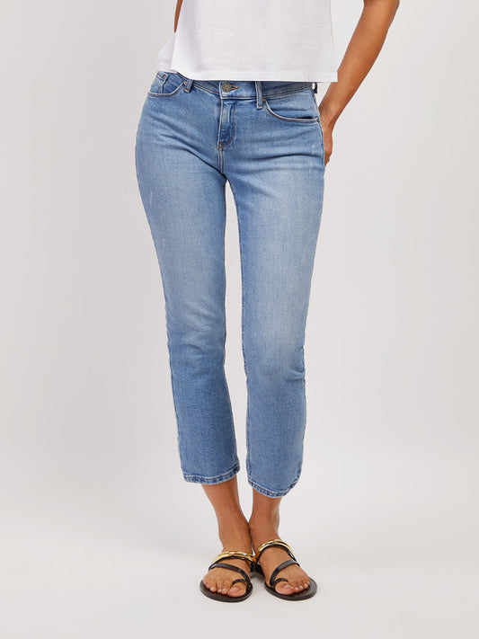 Mid Rise Slim Straight Hubert Jeans Medium Blue Slim Straight jeans