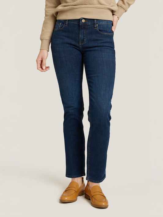Logan Mid Rise Slim Straight Jeans  Slim Straight jeans