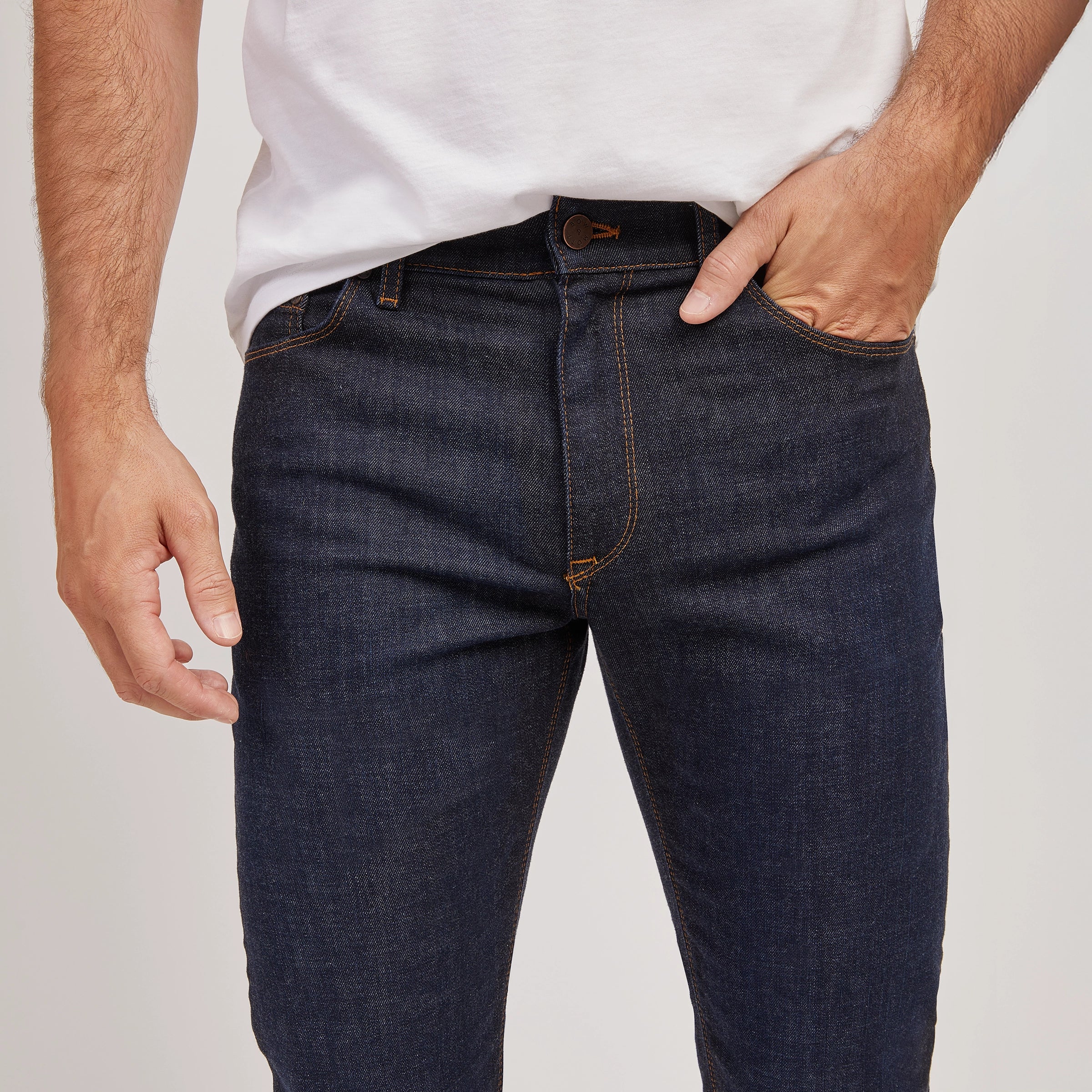 Men wearing Azul oscuro Slim Crosby Jeans hombre