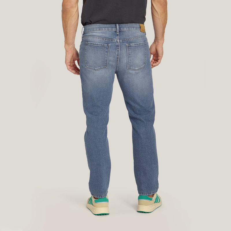 Men wearing Vintage Blue All Blue Jeans jeans
