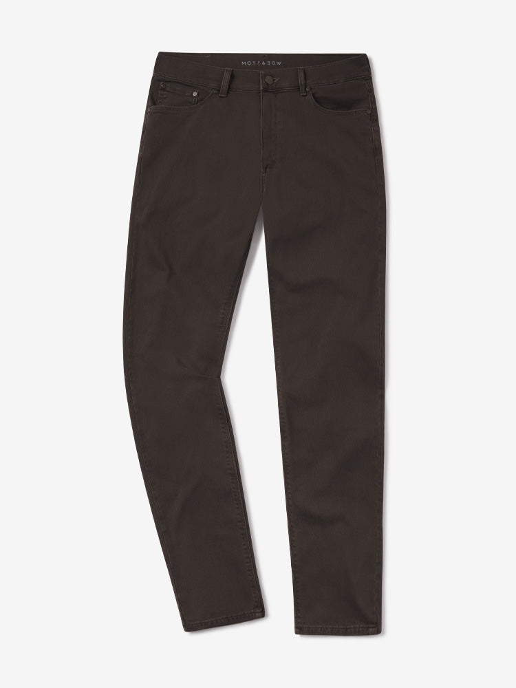 Men wearing Mocha Slim Mercer Jeans