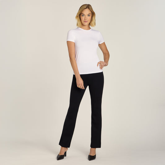 Slim Knit Pant Black Slim pants