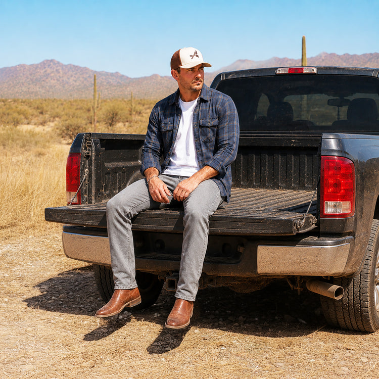 Men wearing Light Gray Straight Stone Jeans