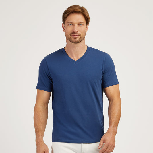 Classic V-Neck Driggs Tee Baltic Blue V-Neck tees