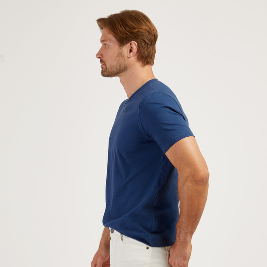 Classic V-Neck Driggs Tee Baltic Blue V-Neck tees