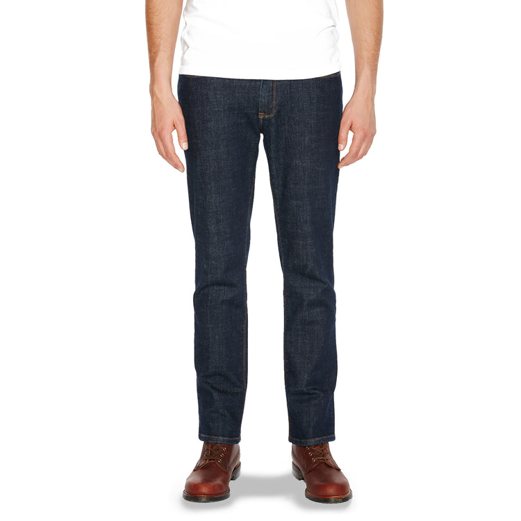 Men wearing Azul oscuro Straight Wooster Jeans