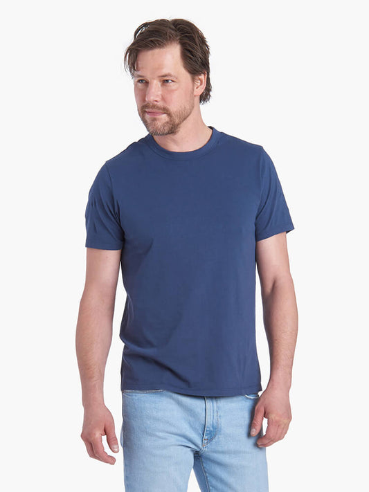 Classic Crew Driggs Tee Bleu Graphite Crew tees