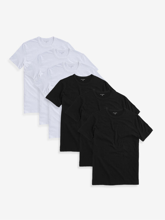 Classic Crew Driggs 6-Pack White/Black bdl6_men_crew_tee tees