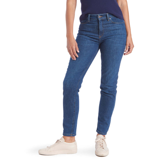 High Rise Mom Charlton Jeans Medium/Dark Blue The Mom Jean jeans