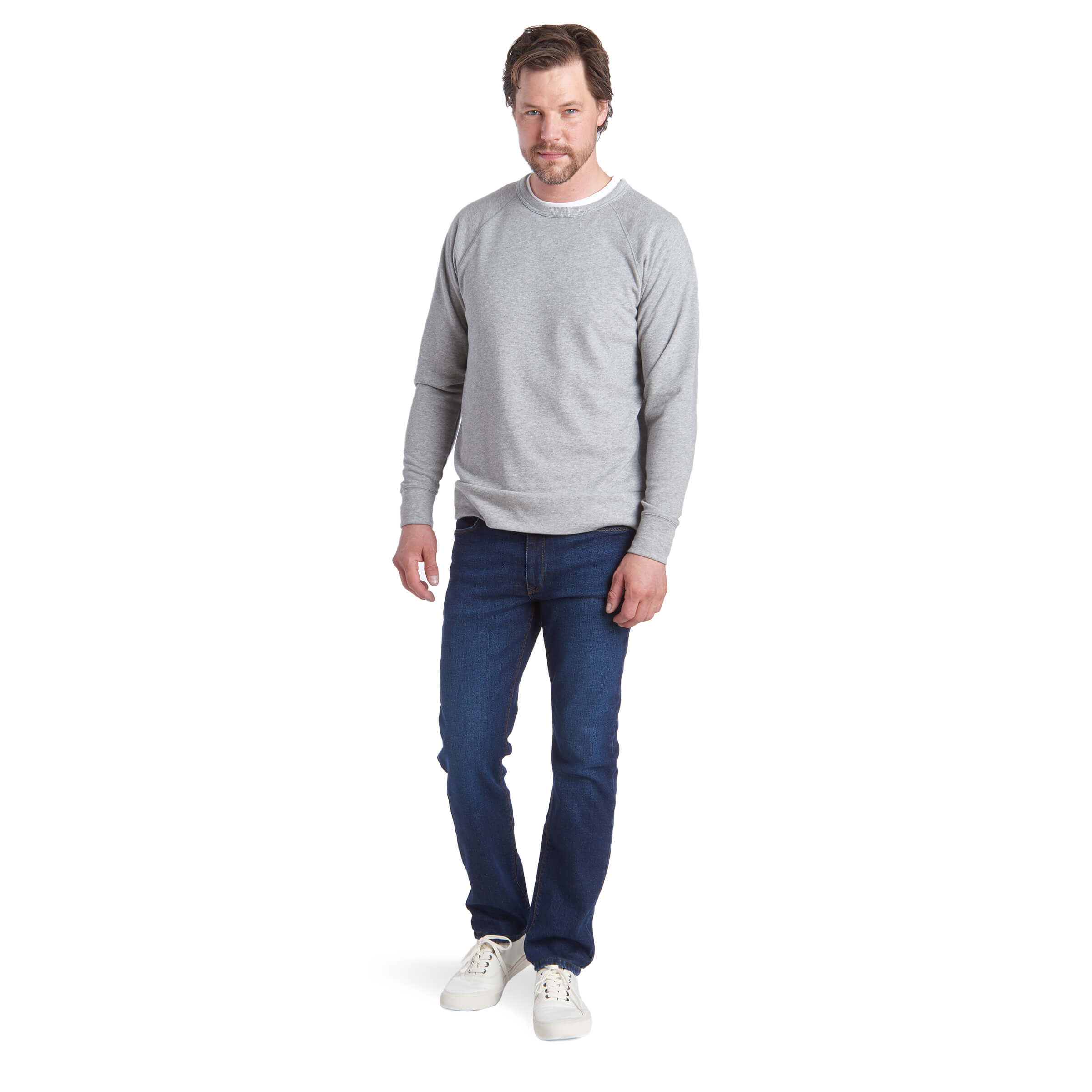Men wearing Azul oscuro/medio Slim Grand Jeans