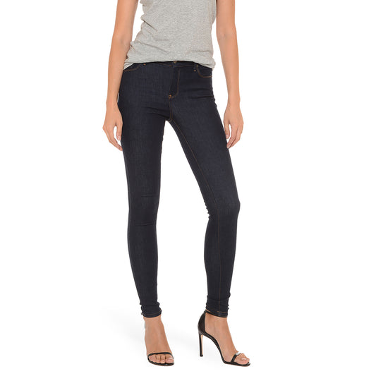 High Rise Skinny Grove Jeans Dark Blue Matte High-Rise Skinny jeans