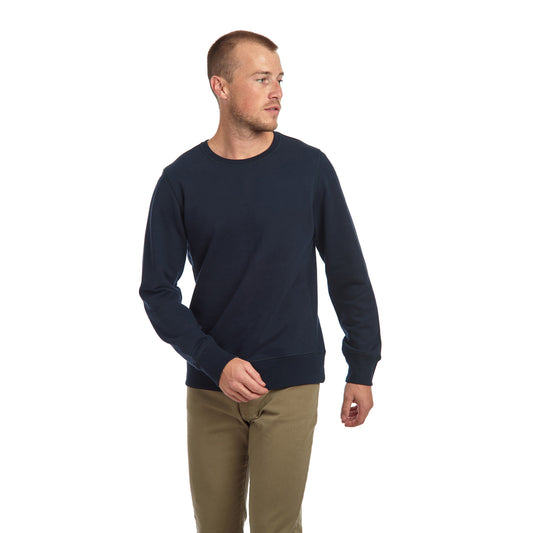 The French Terry Sweatshirt Hooper Bleu marine Crew sweats