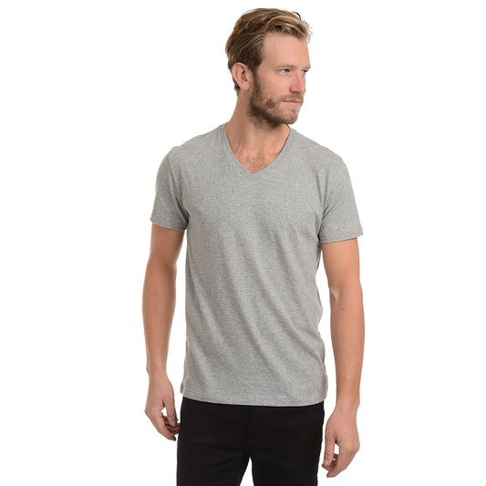Classic V-Neck Driggs Tee Heather Gray V-Neck tees
