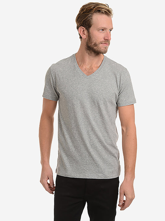 Classic V-Neck Driggs Tee Heather Gray V-Neck tees