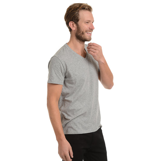 Classic V-Neck Driggs Tee Heather Gray V-Neck tees