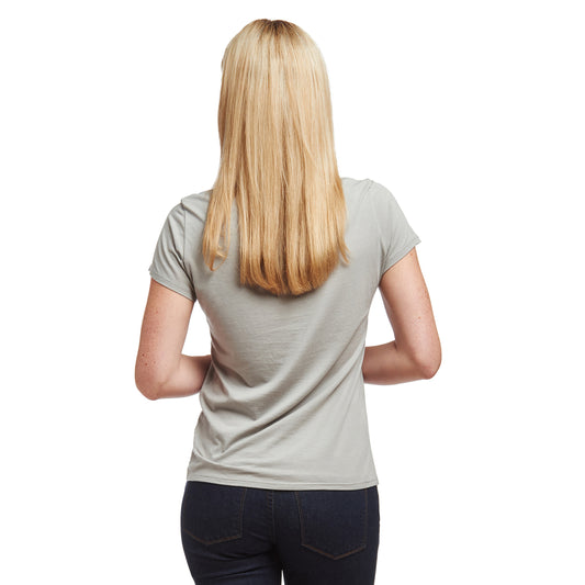 Fitted V-Neck Marcy Tee Gris Clair V-Neck tees