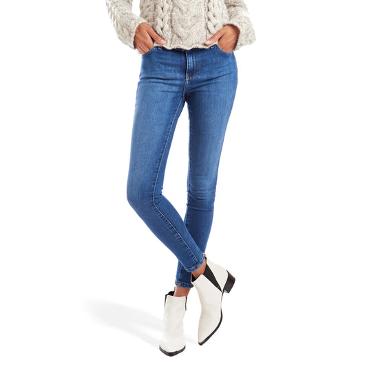 High Rise Skinny Beekman Jeans Azul medio/claro High-Rise Skinny mujer