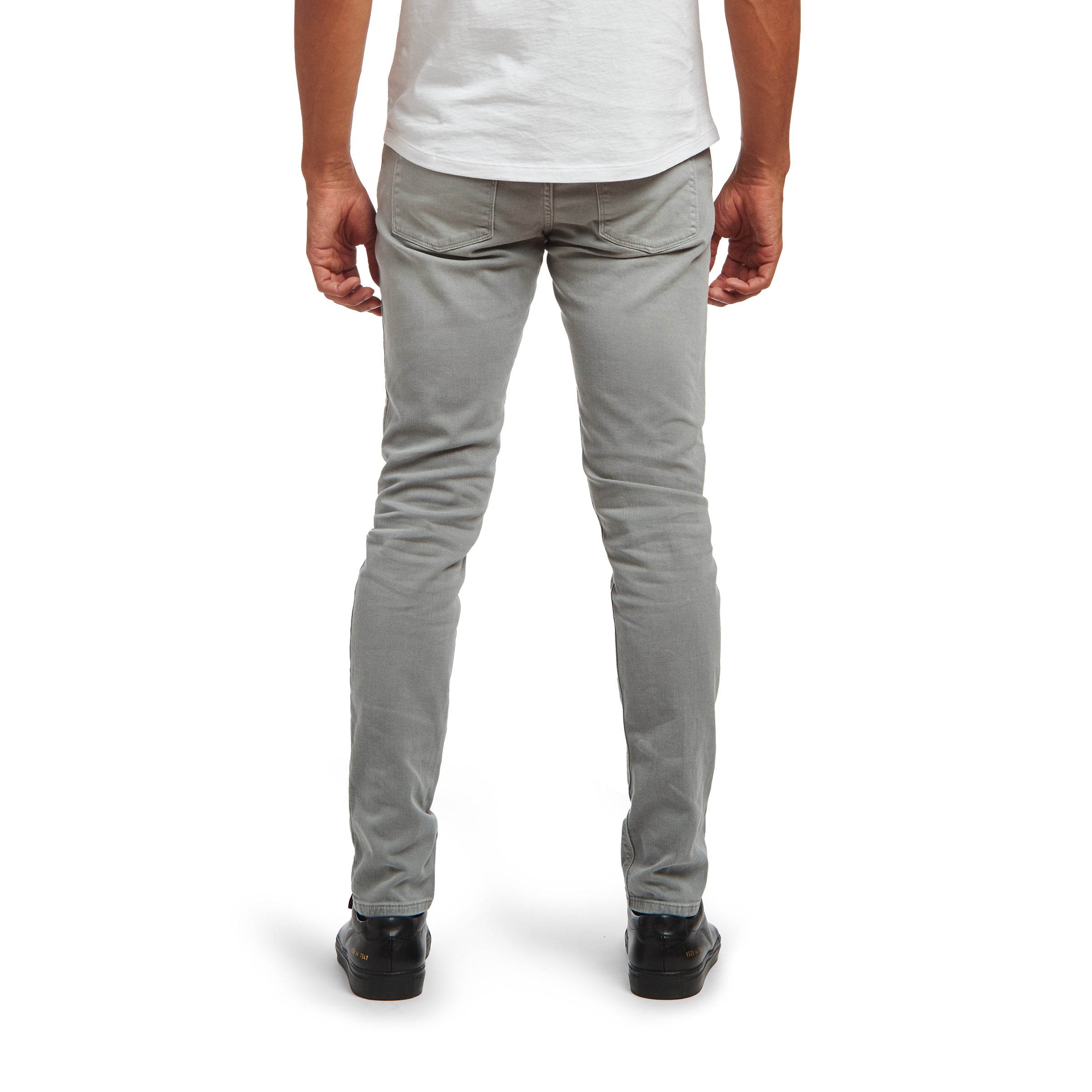 Men wearing Light Gray Skinny Mercer Jeans