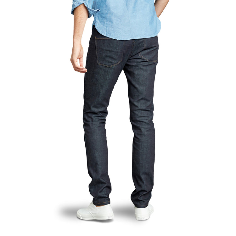 Men wearing Dark Blue Skinny Mosco Jeans