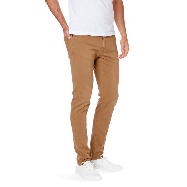 Men wearing Kaki Skinny Mercer Jeans