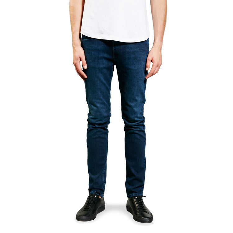 Men wearing Medium/Dark Blue Skinny Staple Jeans