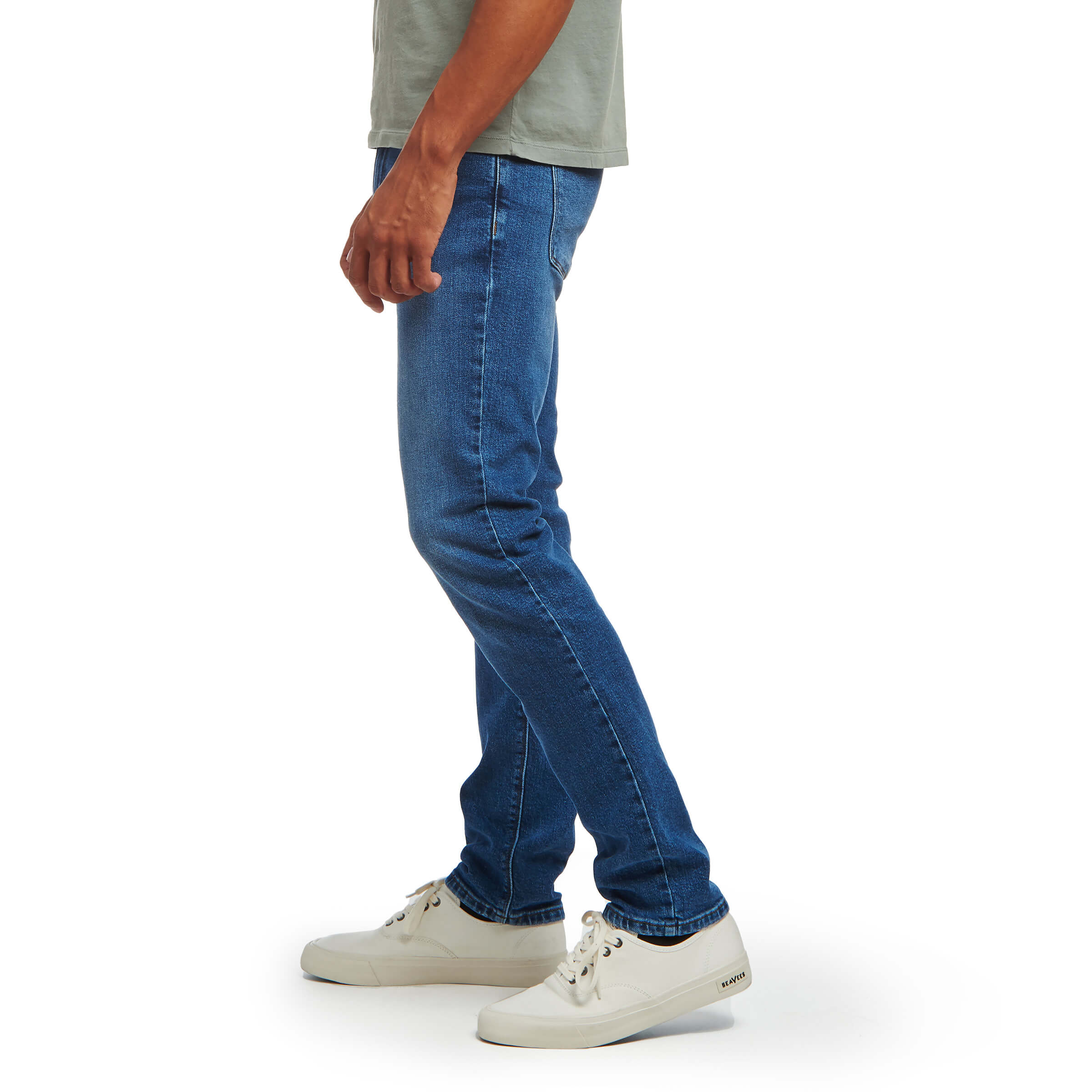Men wearing Medium Blue Slim Hubert Jeans