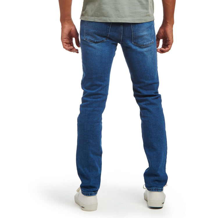 Men wearing Medium Blue Slim Hubert Jeans